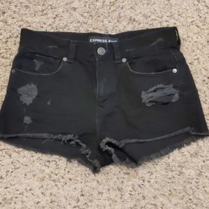 Express black jean shorts 🖤